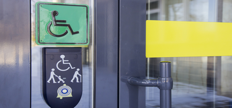 automatic handicap door opener in Ceres