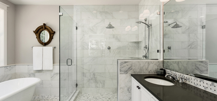 bathroom shower door installation in Ceres