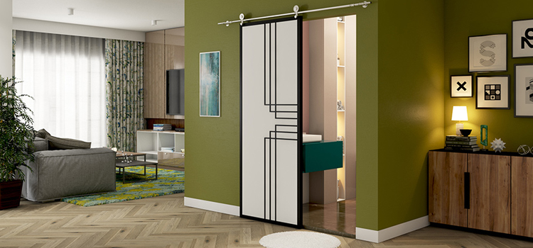 sliding bathroom door installation in Ceres